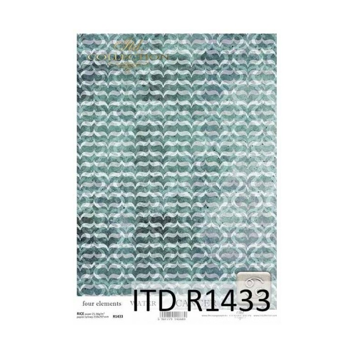 Rijstpapier R1433 Four Elements-Water