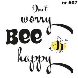Bee happy servet 33x33cm