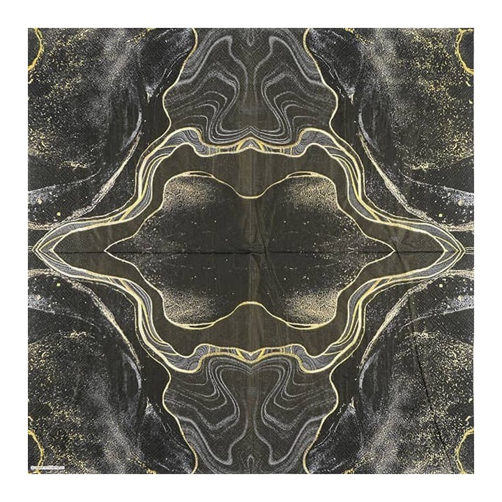 Marble black servet 33x33cm