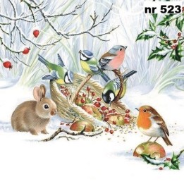 Winter treat servet 33x33cm