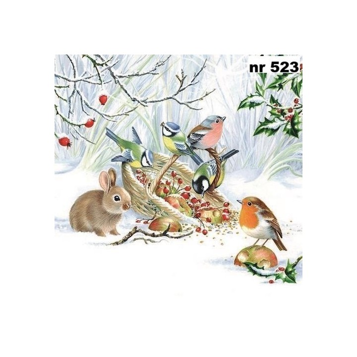 Winter treat servet 33x33cm