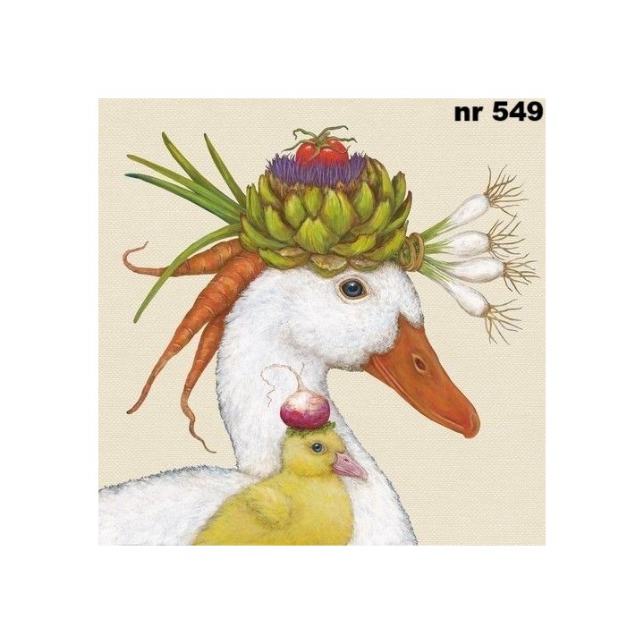 The Gardeners servet 33x33cm