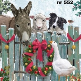 Holiday get-together servet 33x33cm