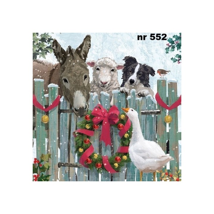 Holiday get-together servet 33x33cm