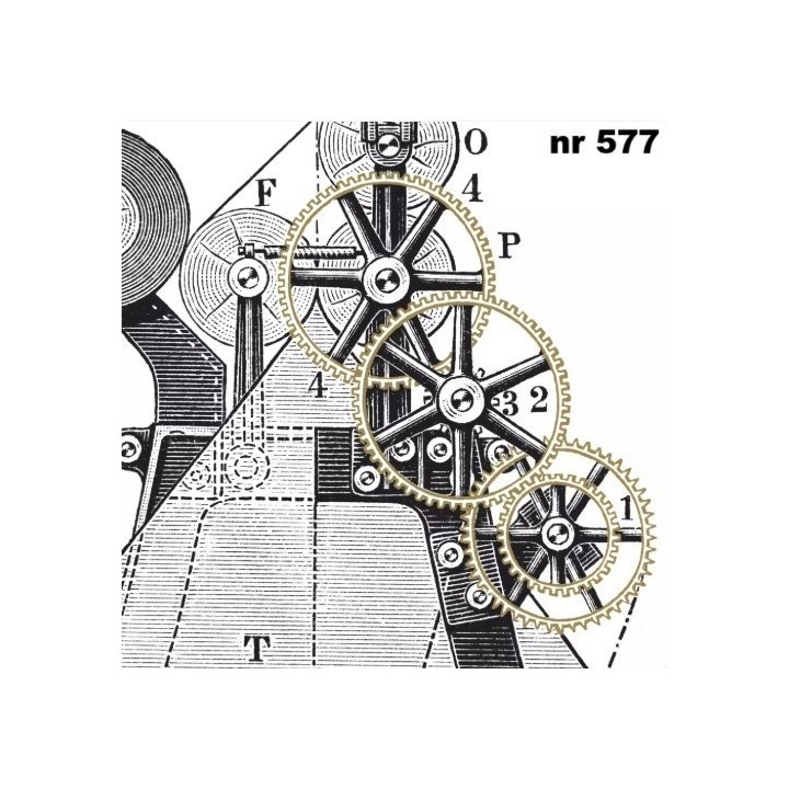Clockwork servet 33x33cm