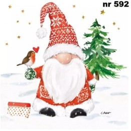 Christmas Buddy servet 33x33cm