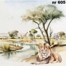 Etosha Park servet 33x33cm