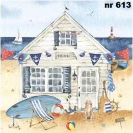 Enjoy a day by the Beach servet 33x33cm
