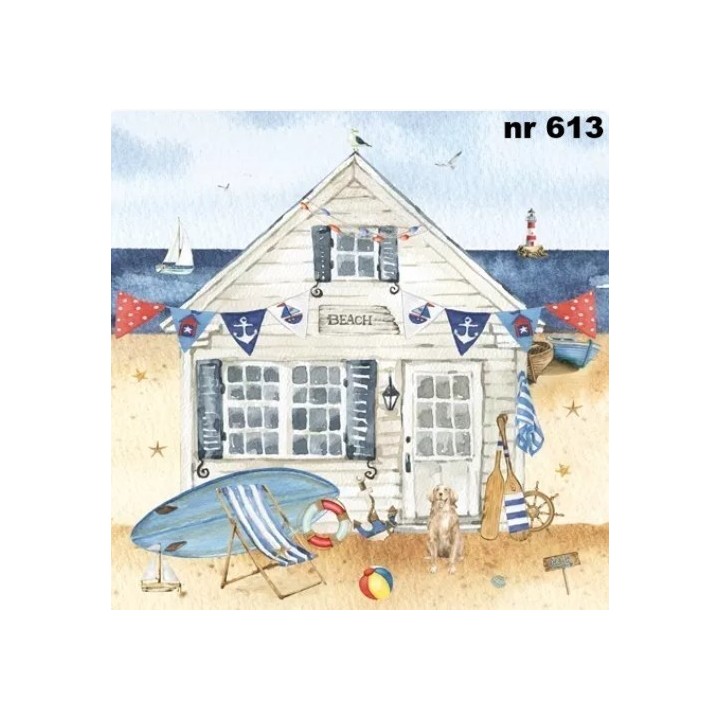 Enjoy a day by the Beach servet 33x33cm