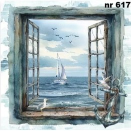 Sea View servet 33x33cm