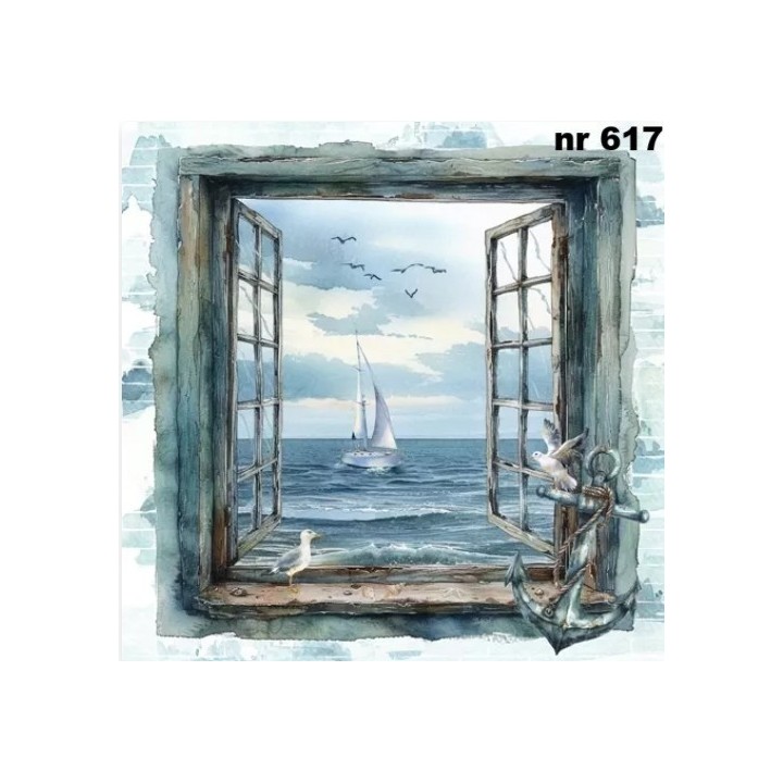 Sea View servet 33x33cm
