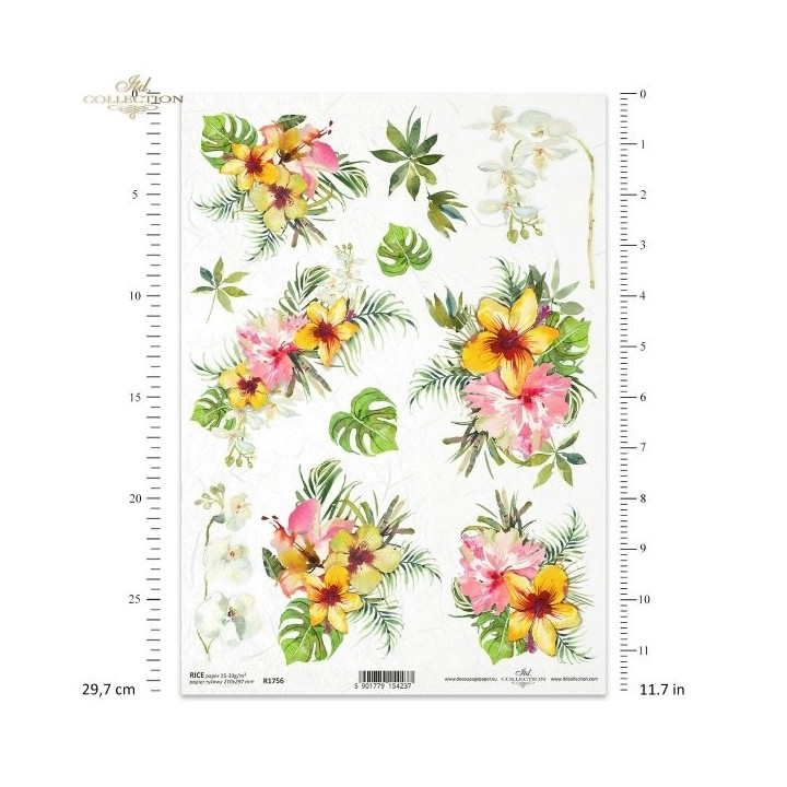 Rijstpapier R1756 Tropical Dreams