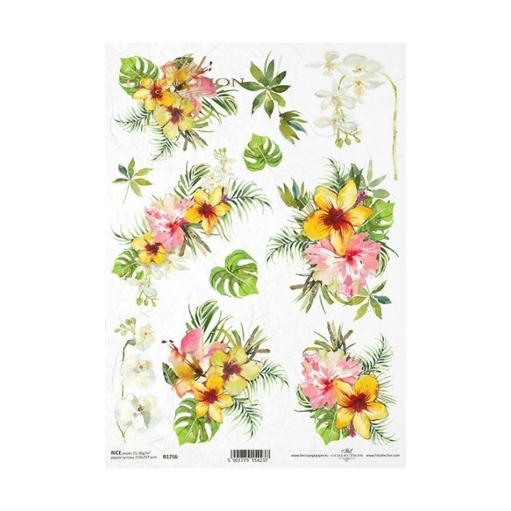 Rijstpapier R1756 Tropical Dreams