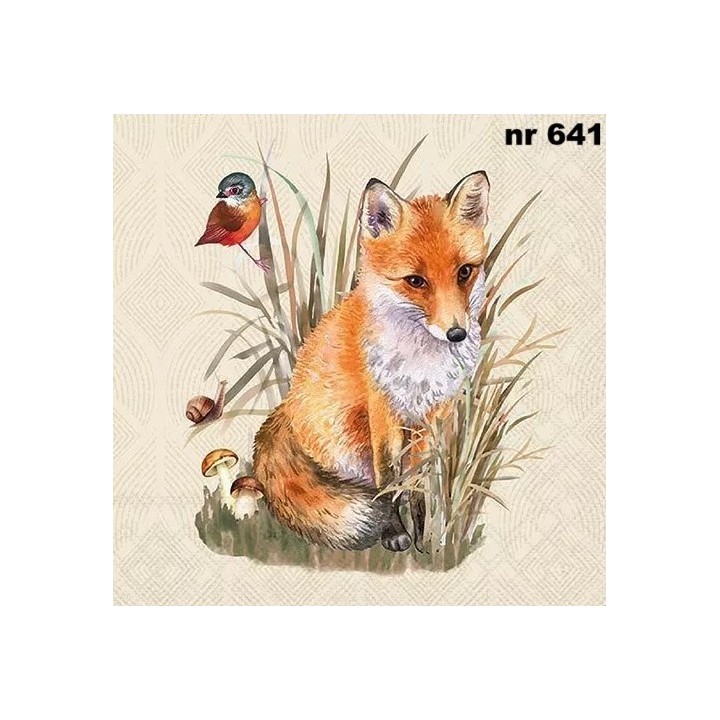 Foxy servet 33x33cm