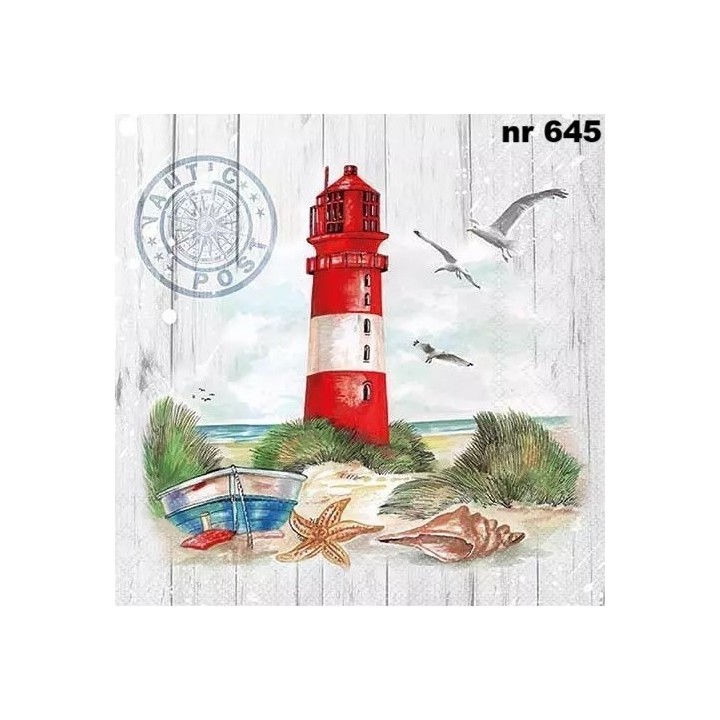 Lighthouse servet 33x33cm