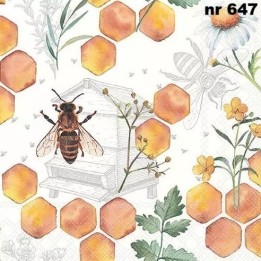 Honeycomb servet 33x33cm