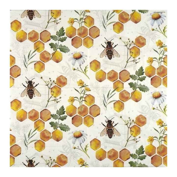 Honeycomb servet 33x33cm