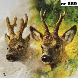 Roebuck servet 33x33cm