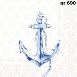 ANCHOR cream servet 33x33cm