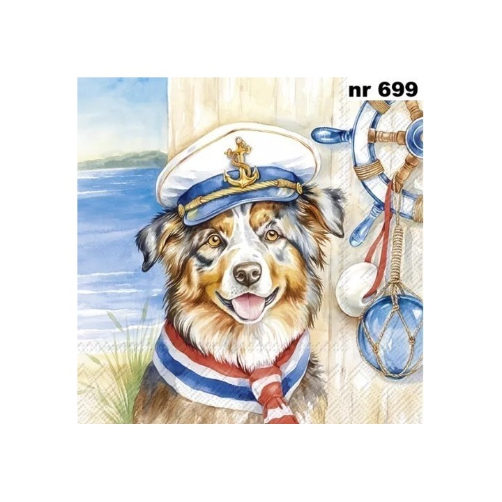 CAPTAIN JACK servet 33x33cm