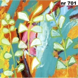 Vibrant Abstract servet 33x33cm