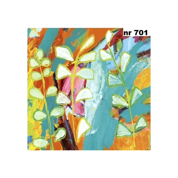 Vibrant Abstract servet 33x33cm