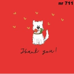 Thank you servet 33x33cm