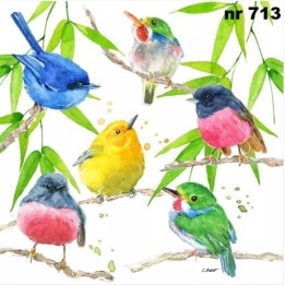 Bird Paradise servet 33x33cm