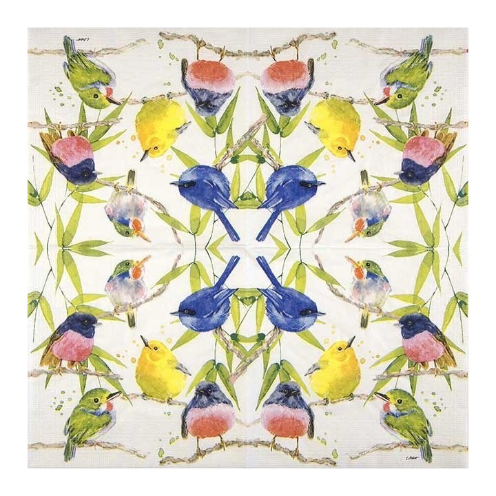 Bird Paradise servet 33x33cm
