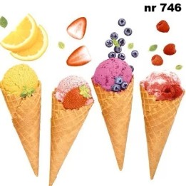 Icecream dream servet 33x33cm