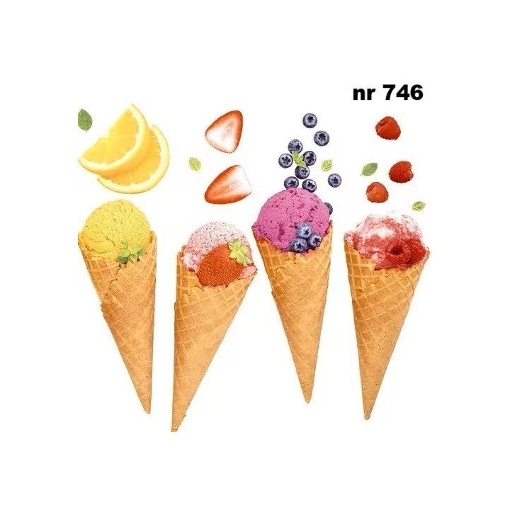 Icecream dream servet 33x33cm