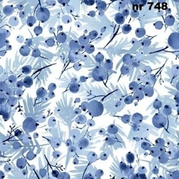 Blue twigs servet 33x33cm