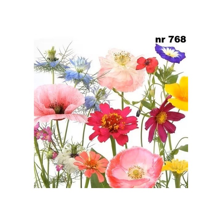 Wildflower garden servet 33x33cm