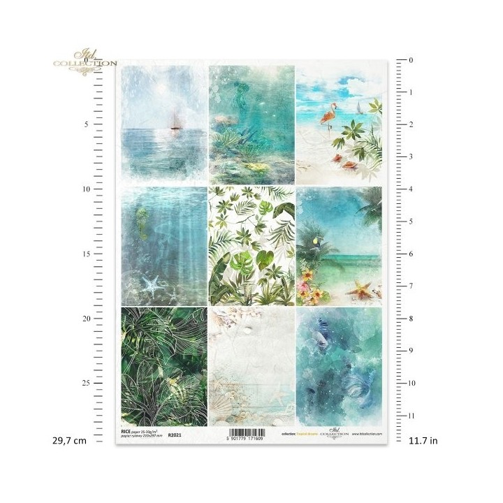 Rijstpapier R2021 Tropical Dreams