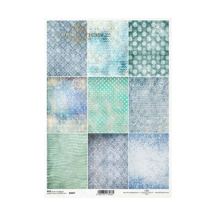 Rijstpapier R2027 Four Elements-Water