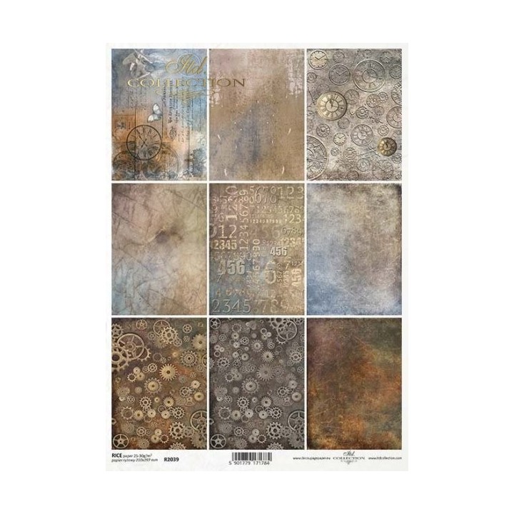 Rijstpapier R2039 Steampunk