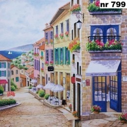 Nouveau bistro servet 33x33cm