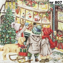 Toy shop servet 33x33cm