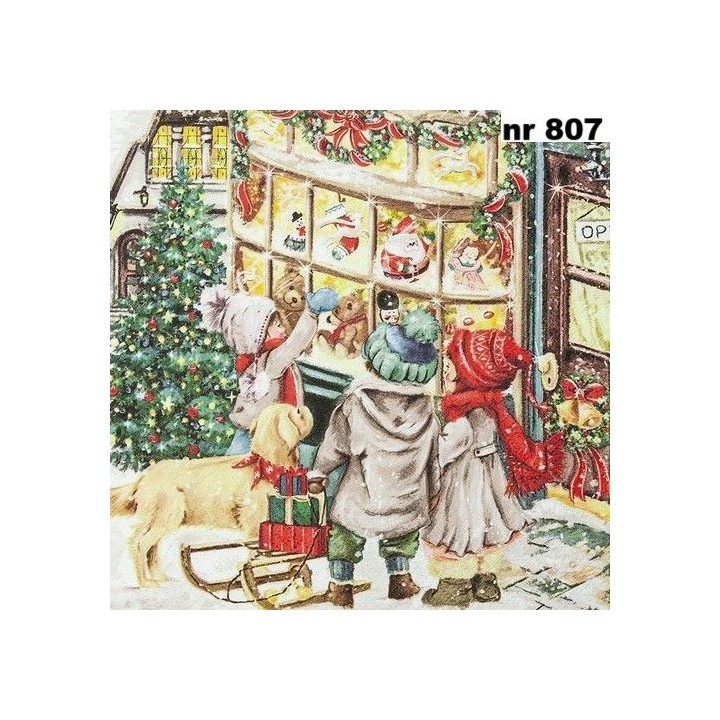 Toy shop servet 33x33cm