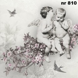 Angelic chic servet 33x33cm