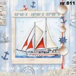 Sailor servet 33x33cm