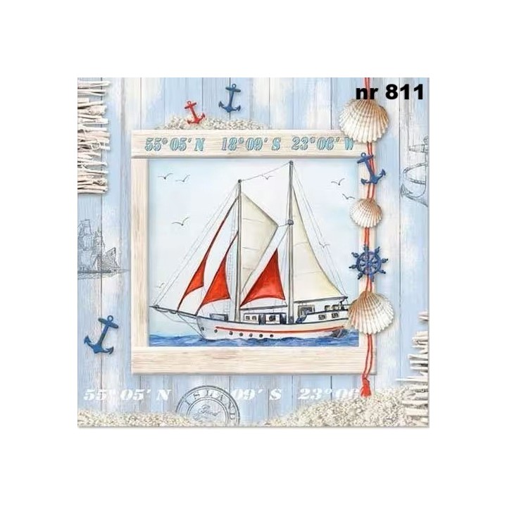 Sailor servet 33x33cm