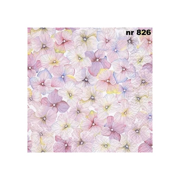 Small blossoms servet 33x33cm