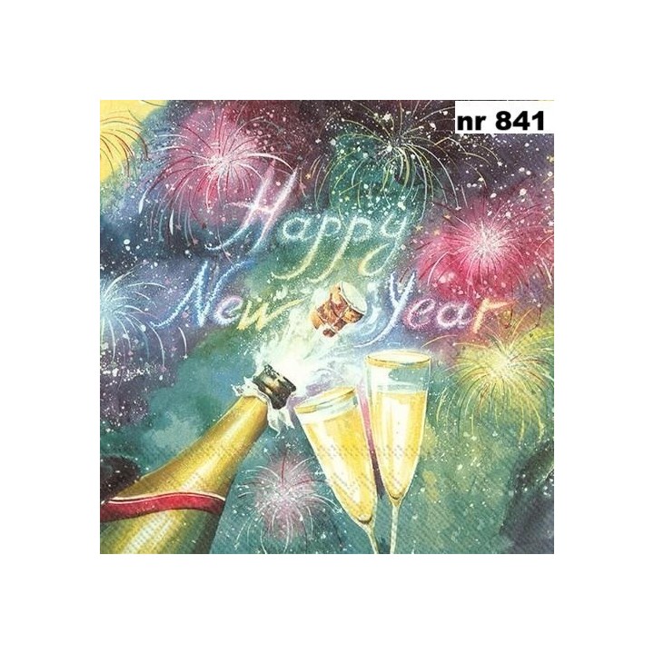 Midnight sparkle servet 33x33cm