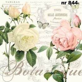 Jardin botanique servet 33x33cm