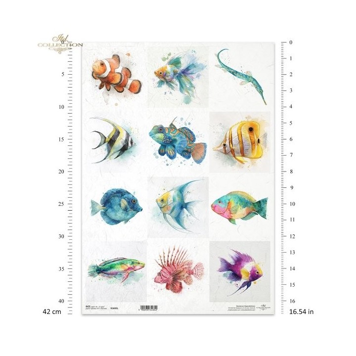 Rijstpapier R1692L Tropical Dreams