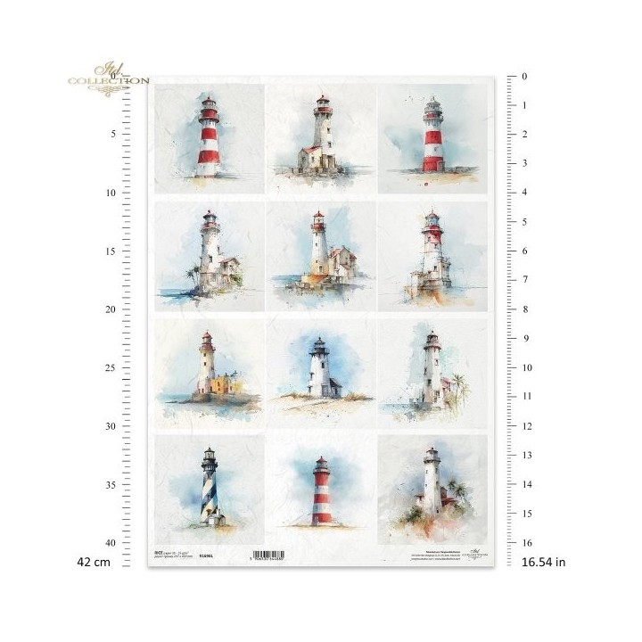 Rijstpapier R1696L Tropical Dreams