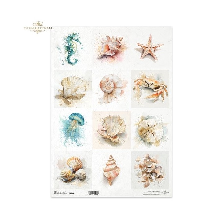 Rijstpapier R1698L Tropical Dreams