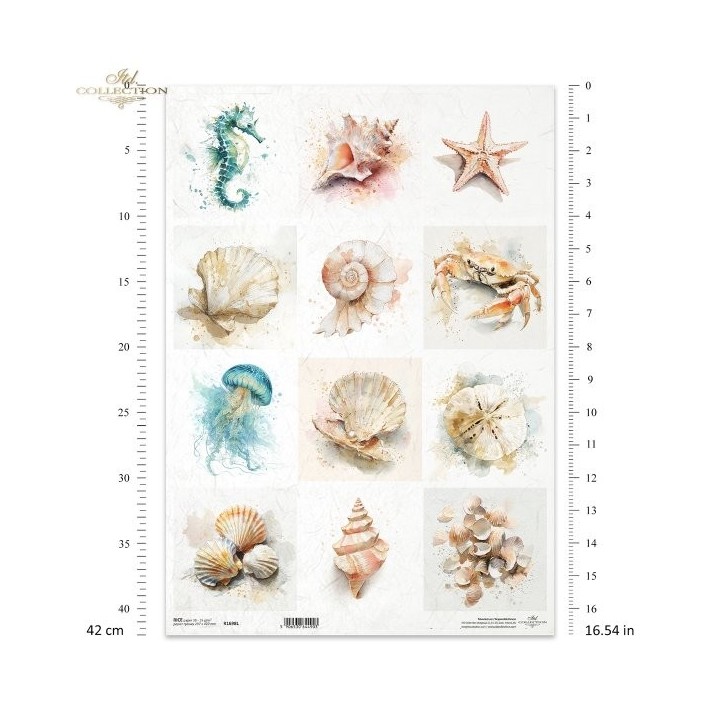 Rijstpapier R1698L Tropical Dreams