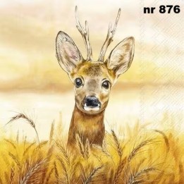 Deer servet 33x33cm